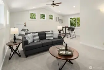 Vaulted Bonus Room