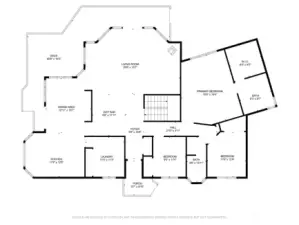 Upstairs floor plan
