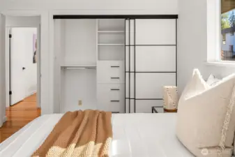 2nd Primary Closet with lighting and fan control