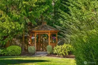 Tucked away gazebo