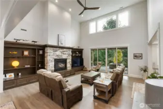 ~Soaring ceilings, and expansive windows that fill every space with natural light~