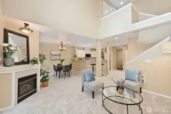 Natural light floods this warm, comfortable, and inviting home!