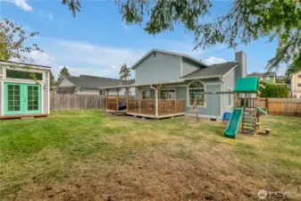 Play equipment included!