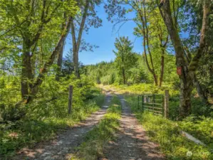 Access via easement road