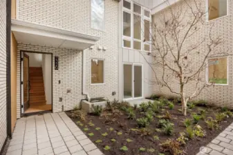 Fabulous private courtyard entry