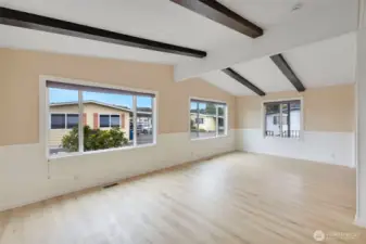Are you looking for a light and airy home? This is it! All windows come with the blinds.