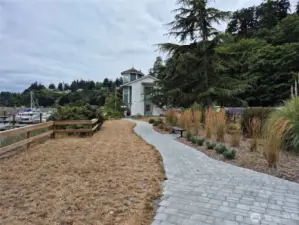 Walkway with the Community office in the Distance