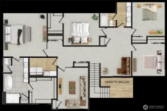 Floor Plan - Upper Floor