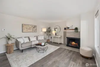 Bright and open main floor unit.