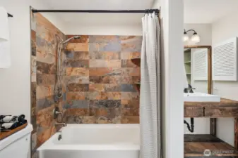 Full Bathroom off primary with extra