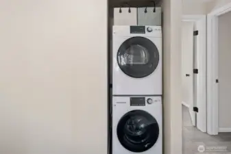 Easy main floor living with new built in washer and dryer unit