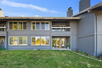 Expansive lawn right off your patio