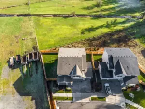 Lot 5 is perfectly situated at the end of the community with open space and peaceful views.