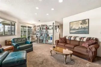 Plenty of space in the family room for furniture and fun!