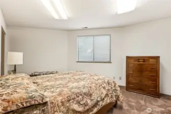 Second down stairs bedroom spacious enough for everything you need!