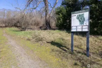 just north of the home on Prospect, easy walk to entry.