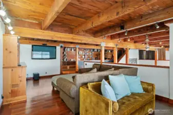 There are stunning rooms and getaway areas on the second level along with a bedroom and the mechanical room.