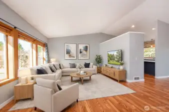 Great Room - Virtually Staged