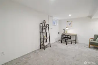 basement bedroom