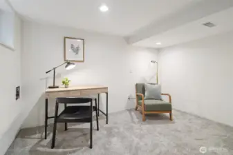basement bedroom
