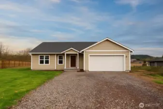 Virtually Staged Photo with buildable idea only.