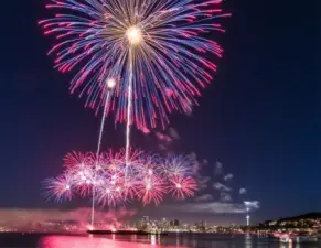 Firework Show on Lake Union