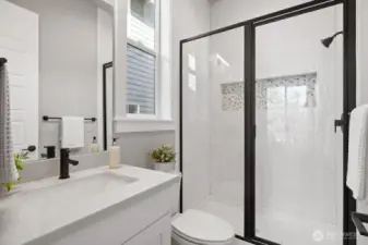 Photos are of another home in the community and are for illustration purposes only to reflect typical finishes.  May depict seller enhancements.  Colors and options may vary.