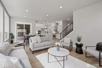 Photos are of another home in the community and are for illustration purposes only to reflect typical finishes.  May depict seller enhancements.  Colors and options may vary.