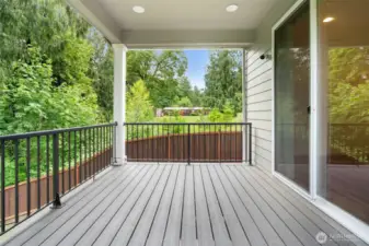 back deck off living room