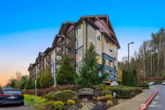 Building from Newport Way