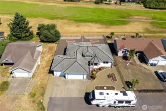 Paved guest parking or RV parking.