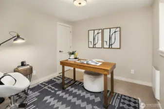 Bedroom on lower level.