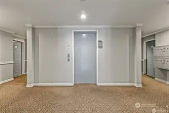 elevator to garage
