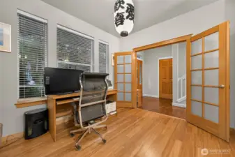 Office area on main floor