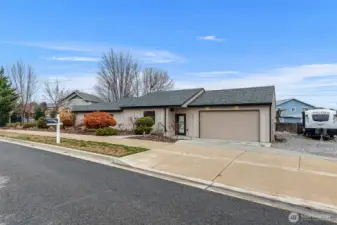 Front View with RV parking