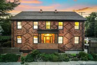 Chelsea Station is a Classic 1927 Federal-style Brick Colonial built by Hardcastle / Anhalt.