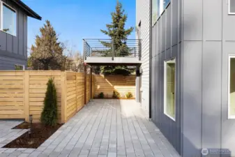 extra large off street parking