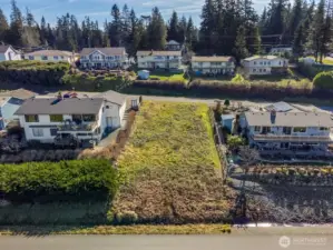 Note the view decks on the neighboring homes.