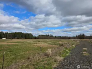 driveway into the property