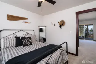 Cozy bonus room/office with easy access to lower level amenities