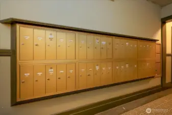 Mailboxes (basement)