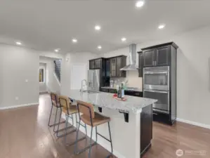 Kitchen with double oven