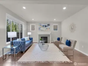 Great Room with gas fireplace