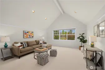 Bonus room on the second floor. Could be a media center, game room or office space.