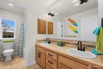 Third bathroom upstairs.