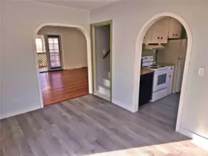 Photo of Updated & Newly Installed Flooring in Dining room, Kitchen & Hall