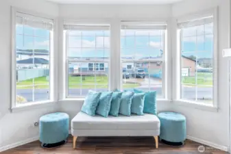 Nice bay windows