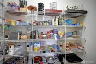 You'll love all the pantry space!