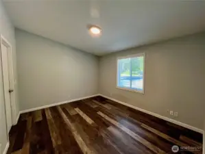 Primary Bedroom has vaulted ceilings, spacious closet and ensuite
