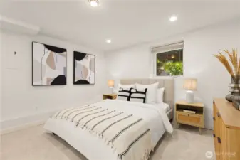 Third bedroom on the lower level.